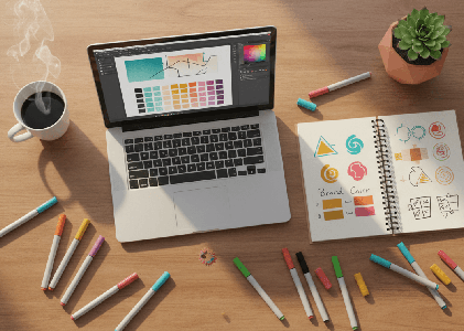 How to Find the Perfect Color Palette and Logo for Your Brand